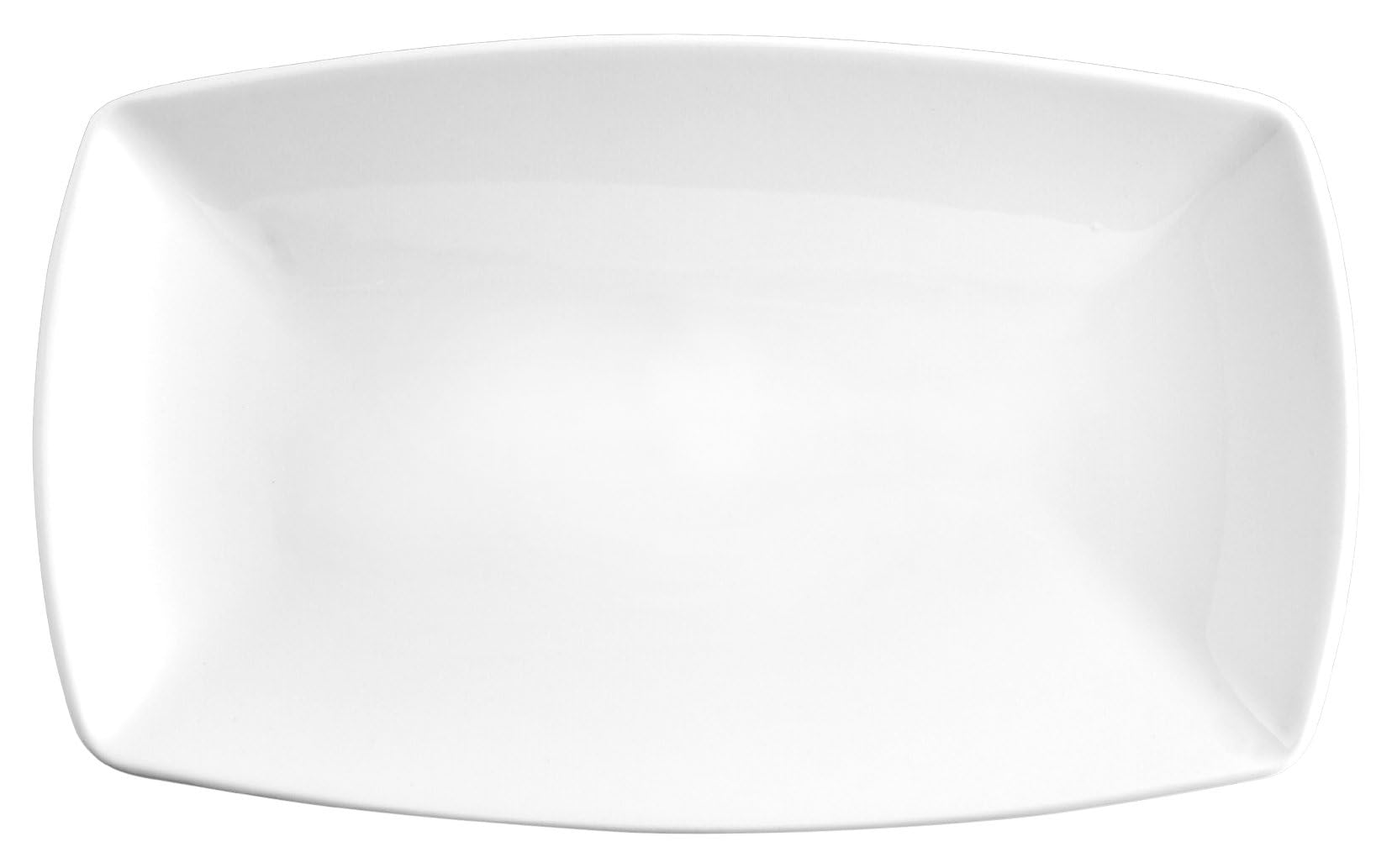 Saturnia 5611636 Tokio Rectangular Plate in, 36 x 21 cm, Porcelain, White