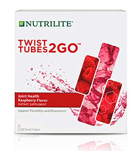 Nutrilite Twist Tubes 2GO  Joint Health Raspberry Flavor - 20 Twist Tubes