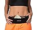 Running Belt & Workout Waist Belt by Fixbelt - Stylish Waist Pouch Bag for Men and Women - Phone Holder for Running, Cycling, Fitness and Traveling - Fits iPhone 6 Plus (Black, X-Large)