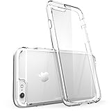 TheCityCase Shock-Resist Hard PC and TPU Bumper Back Case for iPhone 6 / 6S - Crystal Clear