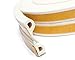 Loobani Self Adhesive EPDM Doors and Windows Draught Excluder Foam Seal Strip Soundproofing Collision Avoidance Rubber Weatherstrip 3/8-Inch x 1/4-Inch x 2.5-Meters, 2 Seals