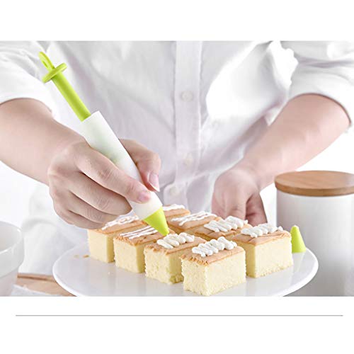 Clearance Sale!UMFun Silicone Food Writing Pen Chocolate Cake Decorating Tools Cream Cup Icing Piping Pen (Green)