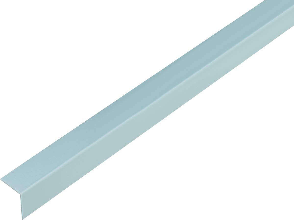 Gah-Alberts Angled Edge – Plastic – 1,000 x 20 x 20 mm, 1 piece, aluminiumgrau, 485030.0