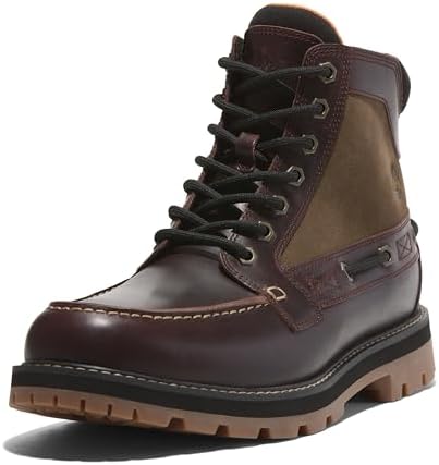 Sorel Men\'s Mad Brick Six Black Leather Waterproof Lace Up Combat Boots Sorel Men main image 4