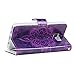 Note 5 Case,Galaxy Note 5 Case,CASELAND [Premium Flip] PU Leather Wallet Stand Protective Cover Case For Samsung Galaxy Note 5 - Purple Flower
