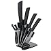 5 PCS Ceramic Knife Set Kitchen Knife Cutlery Set with Acrylic Block Chef Knife Slicing Knife Fruit Slicer Fruit Parer Peeler Set