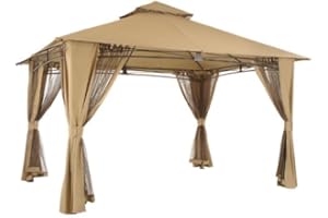 GARDEN WINDS Replacement Canopy Top Cover for The Waterford Gazebo 10' x 13' - Riplock 500
