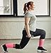 LISH Plain Jane Wide Calf Firm Extra Compression Socks - Graduated 20-30 mmHg Knee High Plus Size Support Stockings (Pink, M/L)