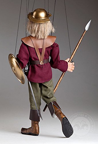 Don Quichote Marionette - Czech Handmade String Puppet - Thumbnail 4