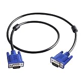 Pasow VGA to VGA Monitor Cable HD15 Male to Male for TV Computer Projector (3 Feet) (Tamaño: 3 Feet)