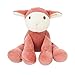 Simply Fido Lolly 4-Inch Lamb Pink with Squeaker Dog Toy