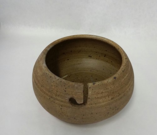 image for dist by American mud products Aunt Chris' Pottery - Yarn Bowl - Goats 