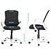 Office Chair Desk Chair Computer Chair Adjustable Swivel Gaming Chair Ergonomic Task Chair with Armrests,Classic White Black