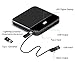 Power bank Portable Charger 10000 mAh Mini Power Bank Fast Charger Portable Charger Built in Cable and 2 Converters with Smart Digital Display Dual USB Output 2.1A for iPhone Samsung Galaxy and More