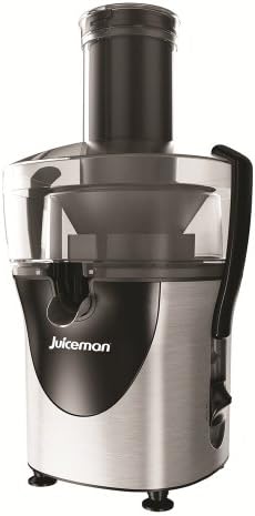 Juiceman All-in-one Juice Extractor - 800 W Motor - Black, Stainless Steel
