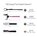 Wired Selfie Stick, BlitzWolf Battery Free One Piece Extendable Monopod with Universal Phone Holder for iPhone 5s 6 6s Plus, Samsung Galaxy S5 Note 4 Note 5 Android (Golden)