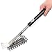 Grill Brush and Scraper – Grill Brush – BBQ Brush – Barbecue Cleaner – Safe Bristle Free BBQ Grill Brush for Porcelain Propane Electric Infrared Stainless Steel Gas Iron Charcoal and Weber Grills