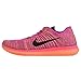 NIKE Kid's Free RN Flyknit (GS), Fire Pink/Grand Purple, Size 6.5 Big Kid M US