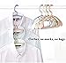 Senfhome Plastic Clothes Hanger Wide Shoulder Slip Resistant Pack of 20 PCS 4 Color