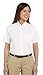 Van Heusen - Women's Regular Fit Short Sleeve Oxford - 13V0003 - S - White