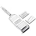 Mandoline Slicer, Vegetable Slicer - ALISKID Stainless Steel Vegetable Grater Shredder Cutter & Julienne Slicer with 3 Blades
