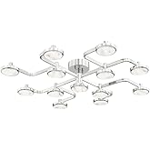 Hudson Valley Lighting Meander - 43.25 Inch 1001W 13 LED Chandelier-Polished Nickel Finish