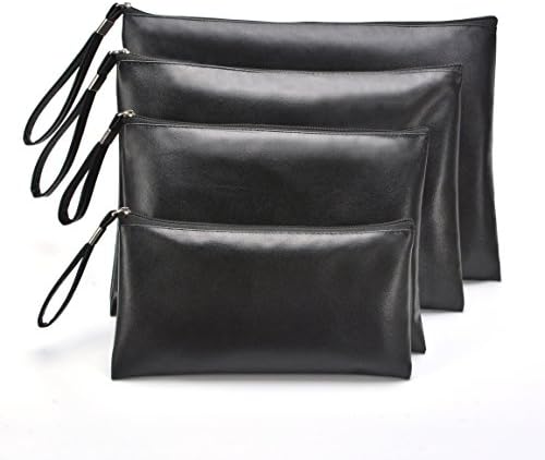 Receipts Zipper Bags for Bank Deposit, Documents, Cash, Makeup, Travel Organizer Bags
