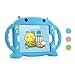 Dwopar iPad Mini 1 2 3 4 Case for Kids, Soft Silicone Kids Proof Case with Carrying Handle Shockproof Baby Proof Protective and Durable Cover with Stand for Apple iPad Mini 1 2 3 4 Robot Baby - Blue