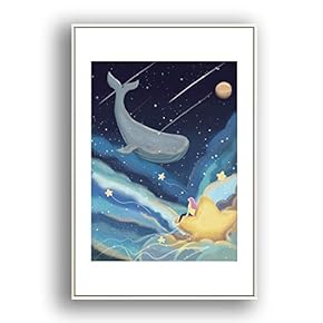 Framed Canvas Wall Art for Living Room, Bedroom Whale Canvas Prints for Modern Home Decoration Ready to Hang - 16"x24" inches
