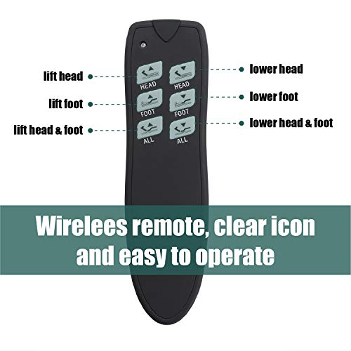 Allewie Adjustable Bed Base Frame / Full Size Bed Upholstered Frame