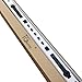 TCBunny 8FT Sliding Barn Door Hardware Kit Black Antique Smooth and Quiet Steel Track Set
