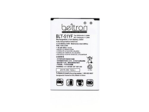 New 3000 mah beltron replacement battery for lg g4 (com…