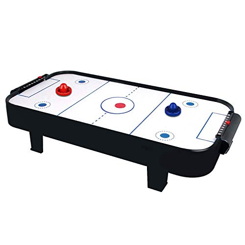 Air Hockey Pucks,Air Hockey Replacement Set for Air Hockey Table Family Game,Air Hockey Pucks and Paddles Red&Blue(4 Striker with Pads,8 Pucks)