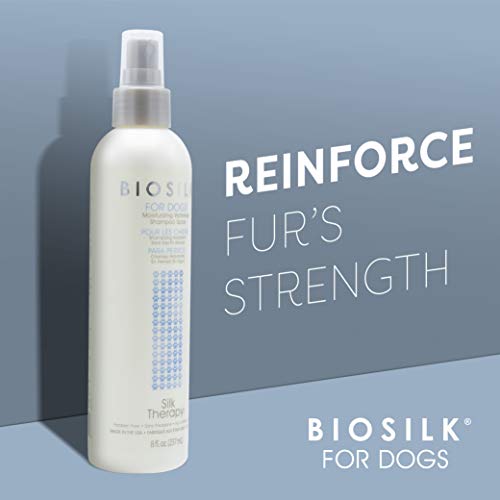 BioSilk for Dogs Silk Therapy Deep Moisture Waterless Shampoo Spray