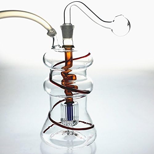 4.84inches Handmade Glass Mini Piece Filter 10mm Joint (yellow brown)