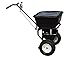 SaltDogg WB101G Professional 100 lb Capacity Walk Behind Broadcast Salt Spreader, Steel Frame