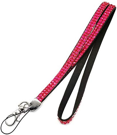 ネックストラップ ラインストーン キラキラ デコ ローズ かわいい おしゃれ 首掛け スマホ Sslink スマホアクセサリー 名札 スマホグッズ Idカード カメラ 超人気 デジカメなどの落下防止に スマートフォン 社員証