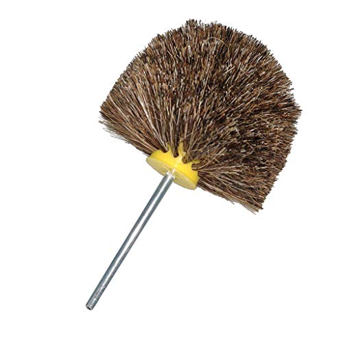 Fityle Wire Wheel Drill Bits - 4 inch Flat - Drill Attachment Brushes - Horsehair