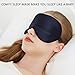 Sunrise Life 100% Silk Eye Mask for Sleeping with Gift Ideas - Super Smooth Sleep Mask for Women Men Kids, Comfortable Eye Covers, Perfect Light Proof, Pressure Free (Navy blue)