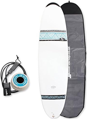 Bic DURA-TEC Egg surfboard 7ft 0 Package - Grey