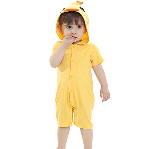 JIAJIA Baby Toddler Short Sleeve Hooded Outfits Onesies Animal Costume
