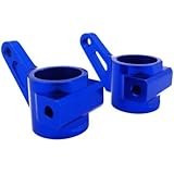 Atomik RC Alloy Front Steering Block, Blue fits the Traxxas 1/10 Slash and Other Traxxas Models - Replaces Traxxas Part 3736