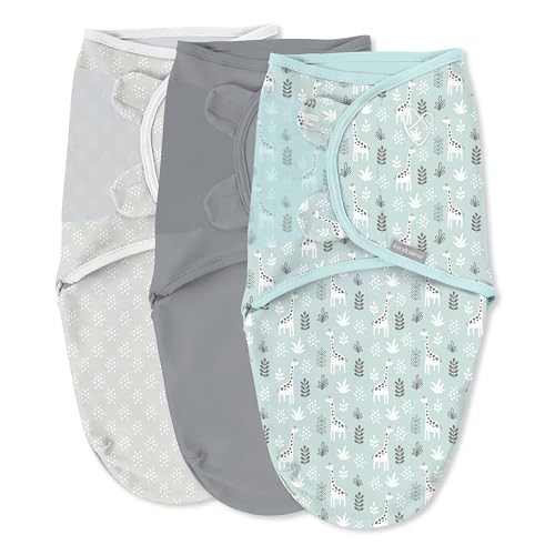 SwaddleMe by Ingenuity Original Swaddle, Size Small/Medium, For Ages 0-3 Months…