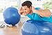 Exercise Ball, FitPlus Premium EXTRA THICK Yoga Ball '2 Year Warranty' - Swiss Ball Includes Foot Pump. Anti-Burst - Slip Resistant! 55cm, 65cm, 75cm, 85cm Size Fitness Balls Available.