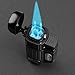 Yusud Torch Lighter, Butane Refillable Lighter with Punch Cutter, New Turbo Quadruple Jet Flame Design with Gas Tank Window, Unique Birthday Gift Idea for Man