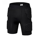 Men’s Padded Shorts Training Compression Protective Underwear Hip Butt Pad Short