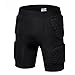 Men’s Padded Shorts Compression Protective Underwear Hip Butt Pad Short for Basketball Football Soccer Hockey Bike Cycling Rugby Parkour Paintball Snowboard Ski Volleyball Training Shorts