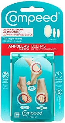 ® Ampollas Surtido / dolor inmediato y alivio de presión / protección contra la fricción (5 Ampollas)