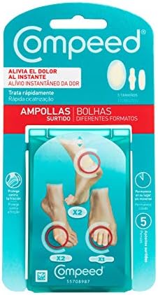 ® Ampollas Surtido / dolor inmediato y alivio de presión / protección contra la fricción (5 Ampollas)