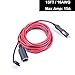 Premium 15A 15FT Auto Cigarette Lighter Socket Heavy Duty Extension Cable Cord with Fuse, Car Ciga Lighter Port Plug & Socket 12V 24V Copper Wire